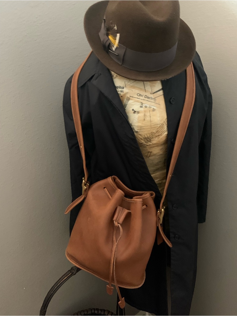 Vintage Coach Lula’s Legacy Drawstring Bucket Shoulder Bag with vintage tag - Picture 7 of 12